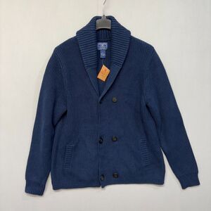 NWT Lucky Brand Men Fisherman Cable Knit Cardigan Sweater XL X-Large D041 -19